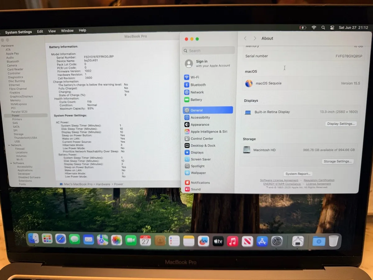 Apple MacBook Pro 13” - M1, 16gb RAM, 1TB SSD - Image 2