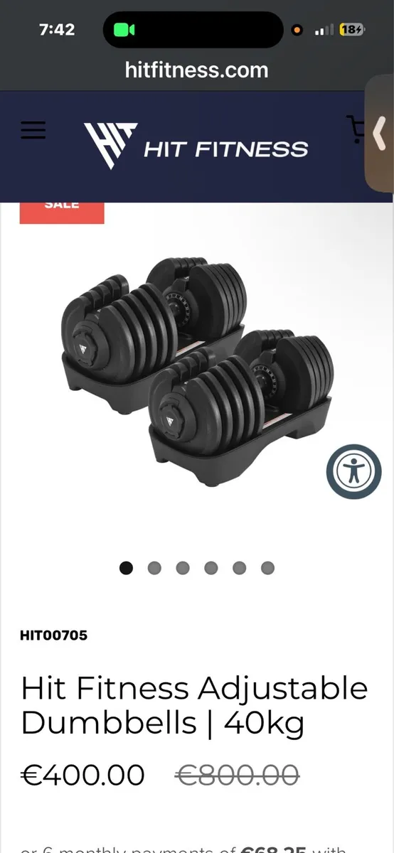 Adjustable dumbbells
