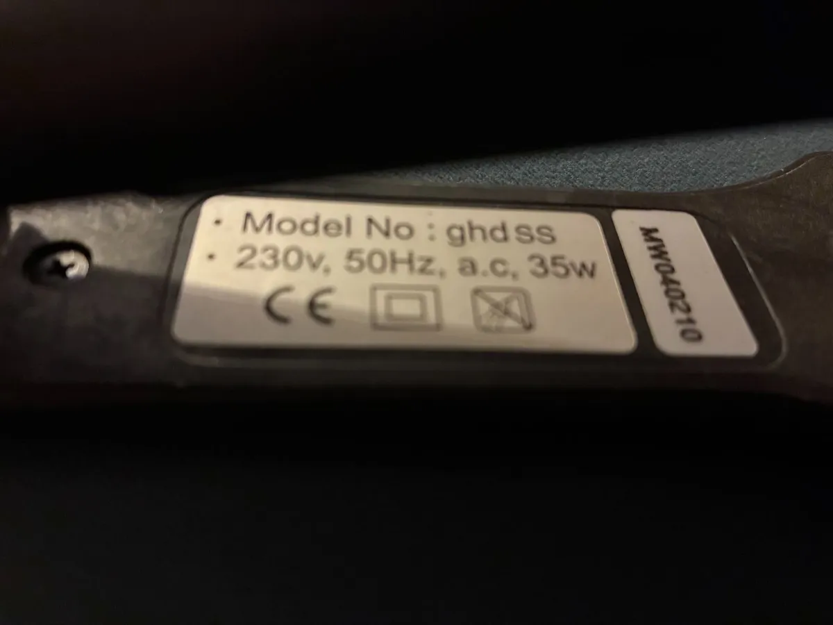 GHD Hair straightener - Original SS wide plate - Image 2