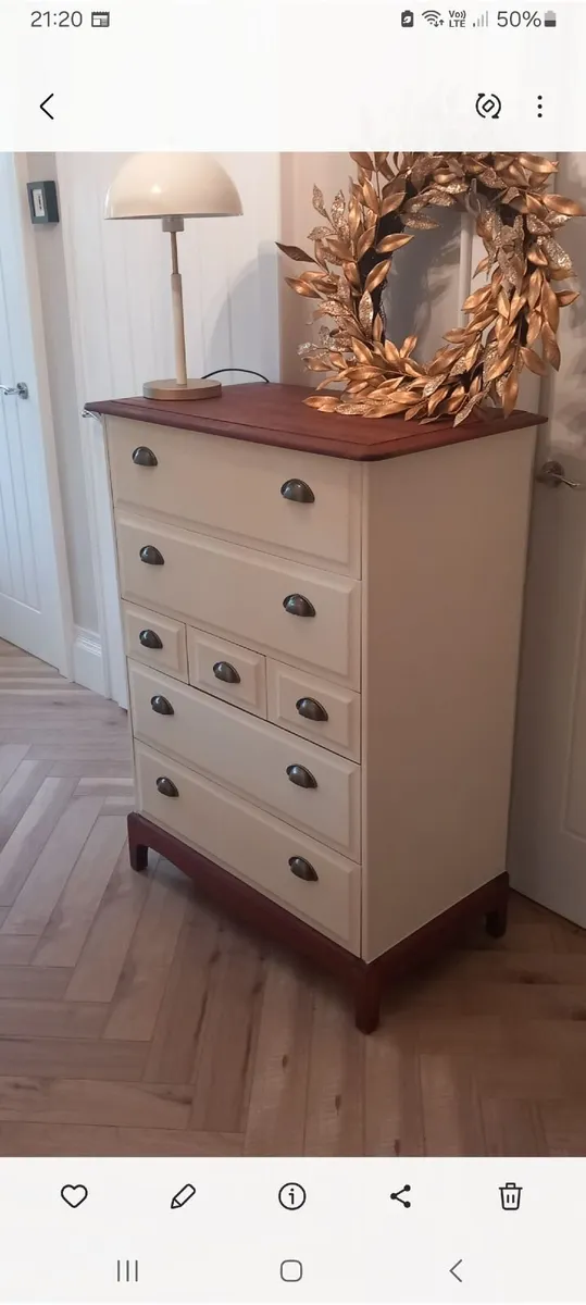 Mid century vintage Stag Minstrel chest of drawer - Image 1