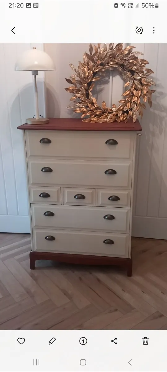 Mid century vintage Stag Minstrel chest of drawer - Image 2