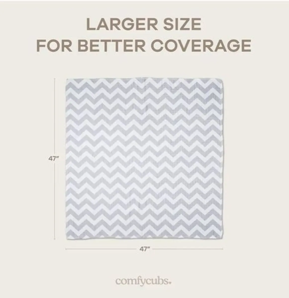 Comfy Cubs Muslin Swaddle Blankets Pack - Image 3