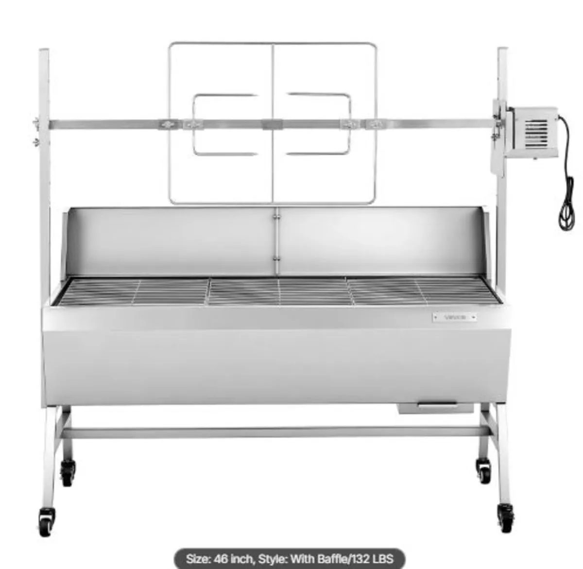 Rotisserie Grill, 38W BBQ Outdoor Pig & Lamb Spit - Image 3