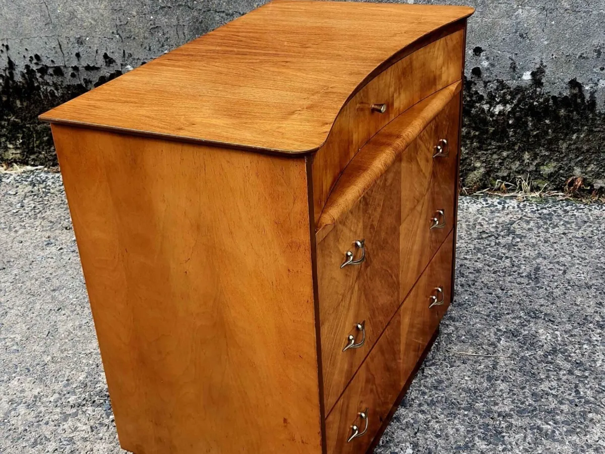 Walnut Chest of Drawers - Image 1