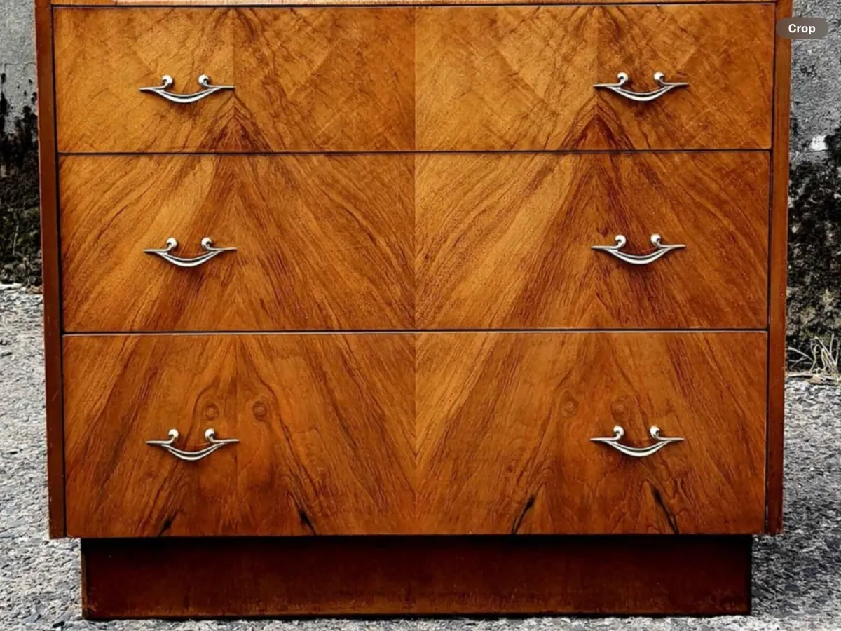 Walnut Chest of Drawers - Image 3