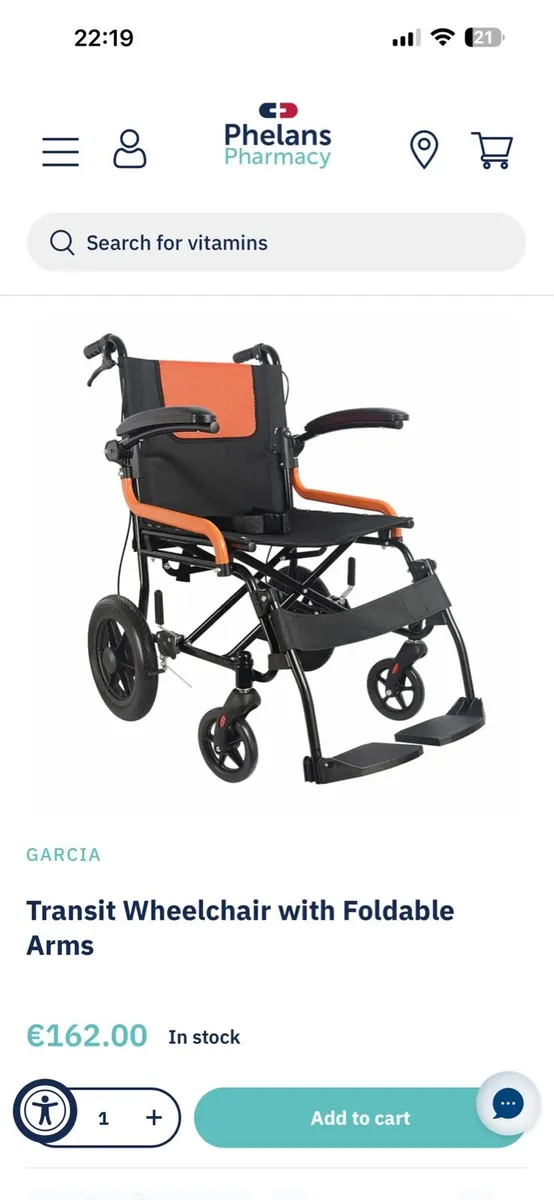Trasit wheelchair - Image 1
