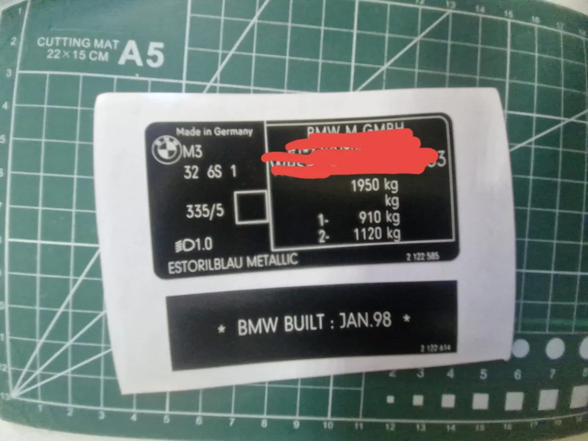VIN LABEL/ VIN PLATES - Image 3