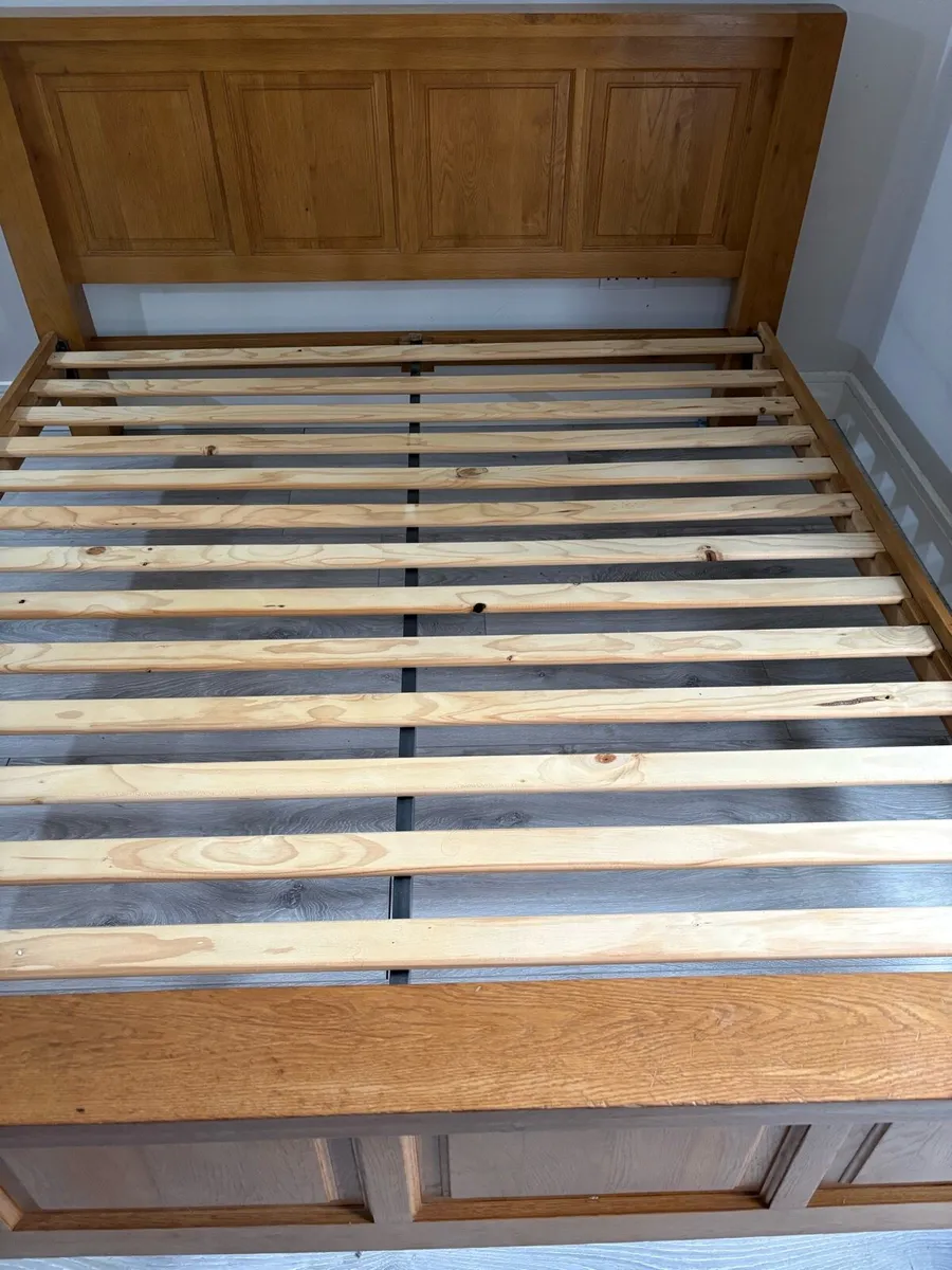 Super king bed wooden frame - Image 1