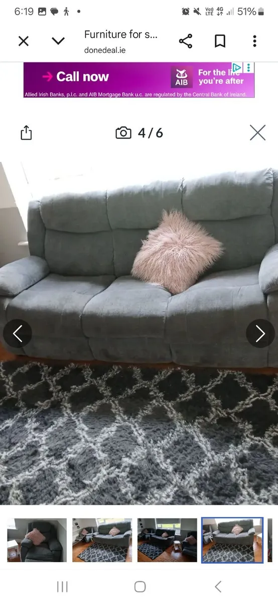 Sweet furniture  2 recliners - Image 3