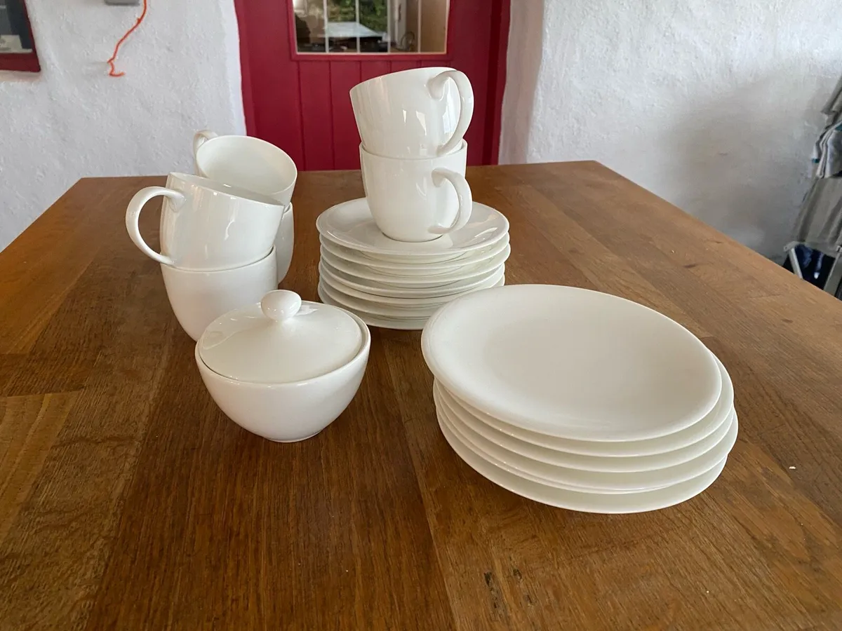 Denby Tea set - white bone china - Image 1