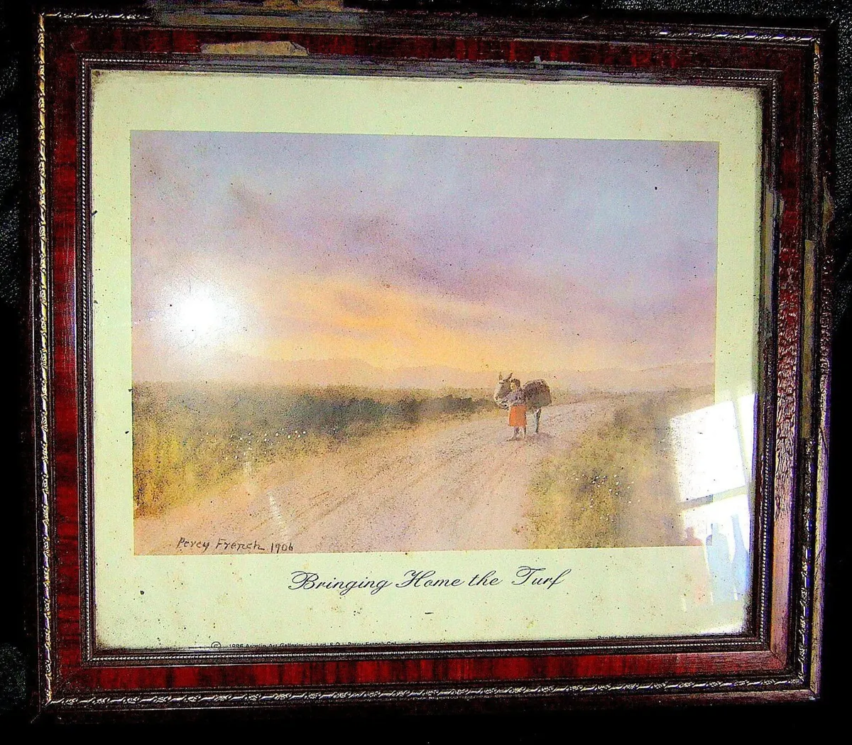 Vintage Framed Percy French Print - Image 2