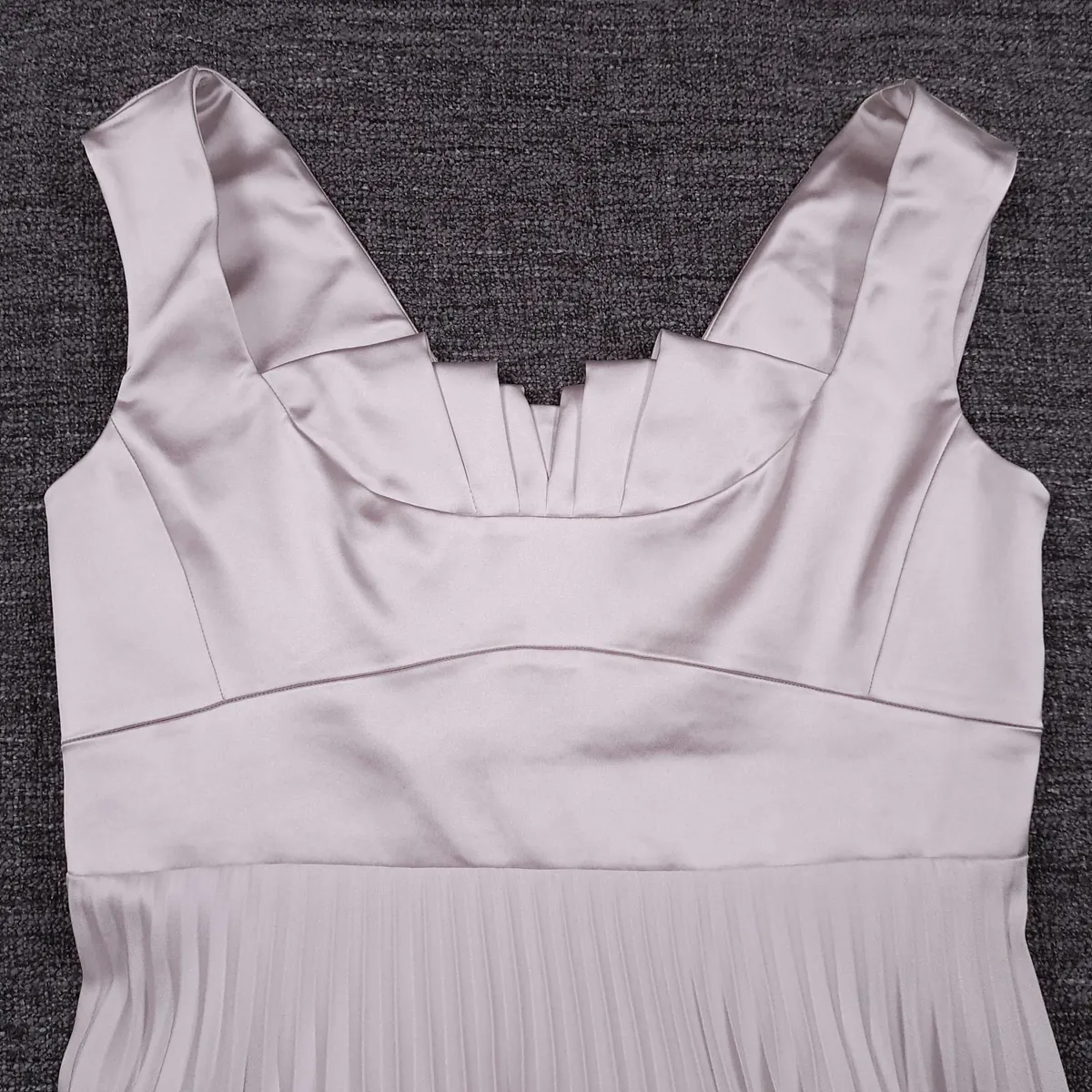 Karen Millen Off White Pleated Midi Dress 14UK - Image 4