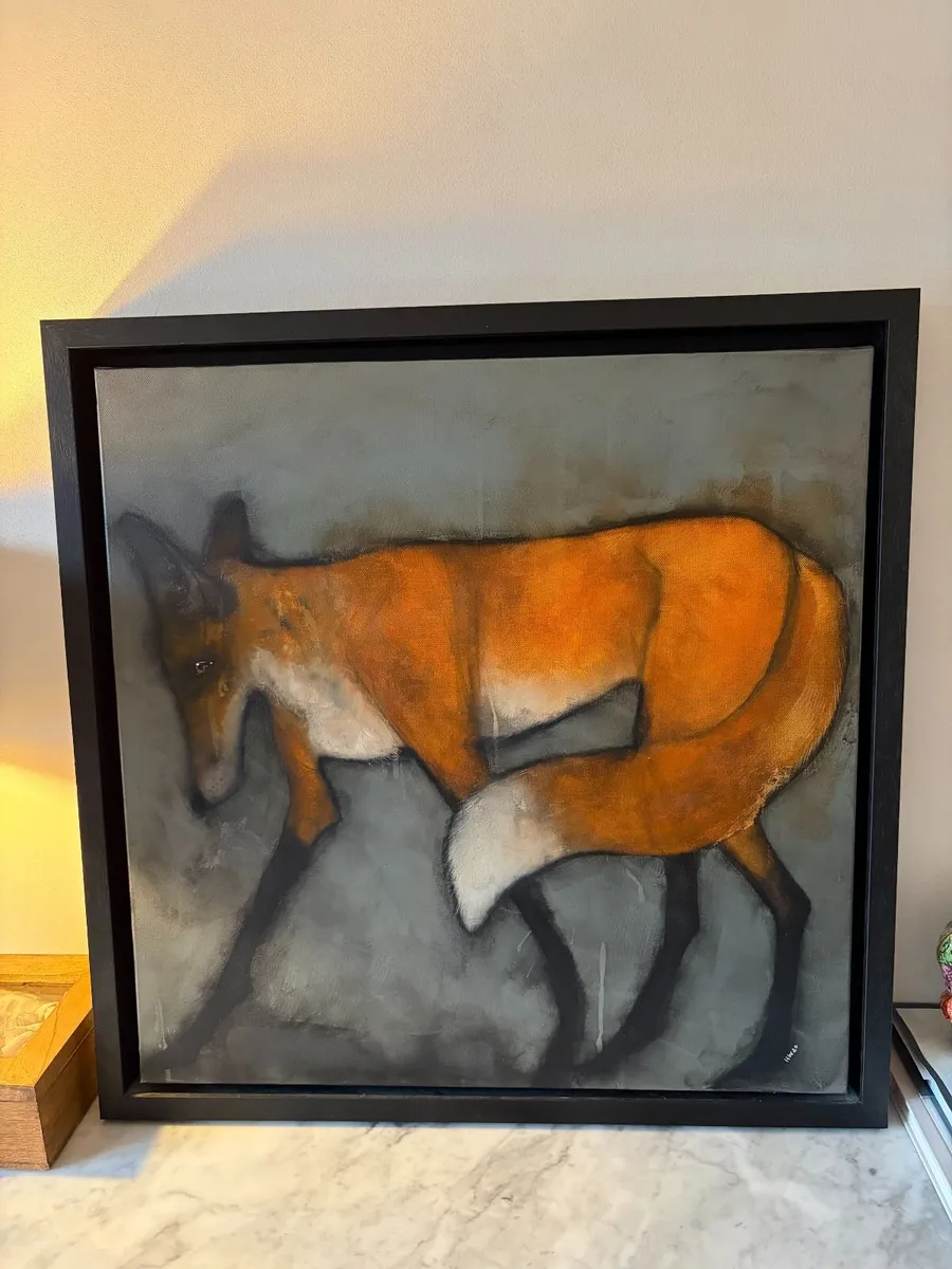 🖼️ Original Heidi Wickham Painting – 'Fox' (2020) - Image 1
