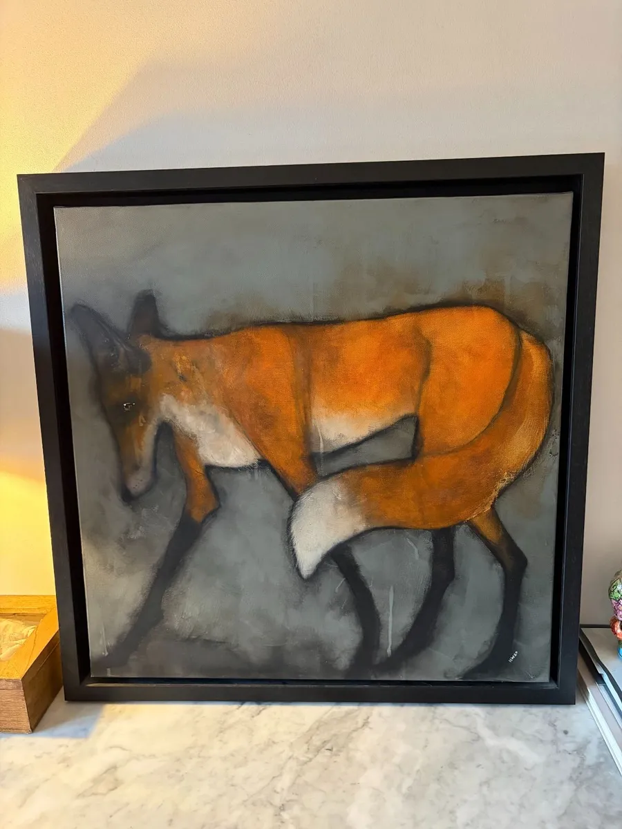 🖼️ Original Heidi Wickham Painting – 'Fox' (2020) - Image 4