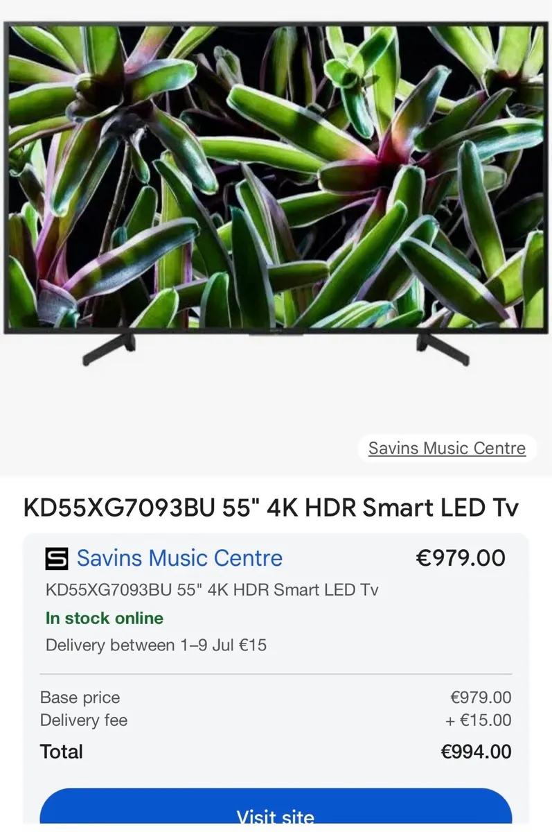55” SONY BRAVIA 4k ULTRA HDR ANDROID SMART TV - Image 3