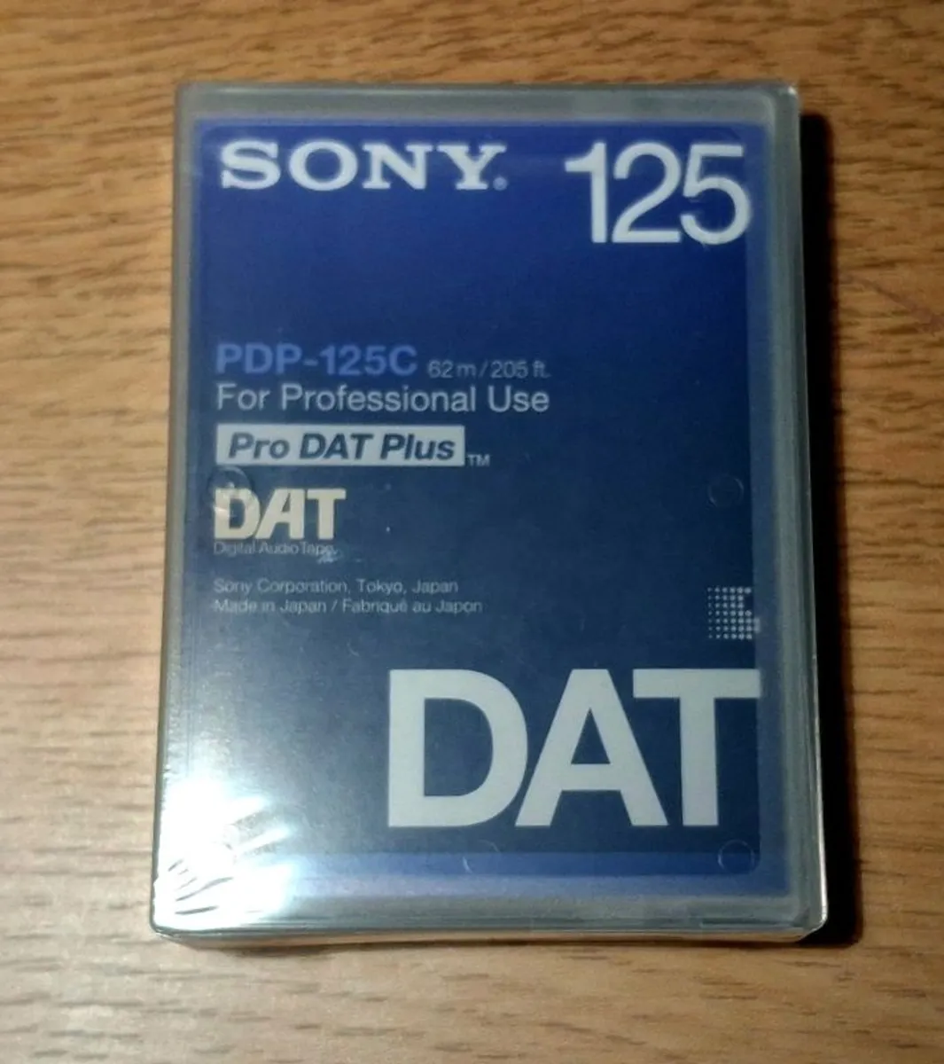 10 Sony Pro DAT Plus tapes unopened - Image 1