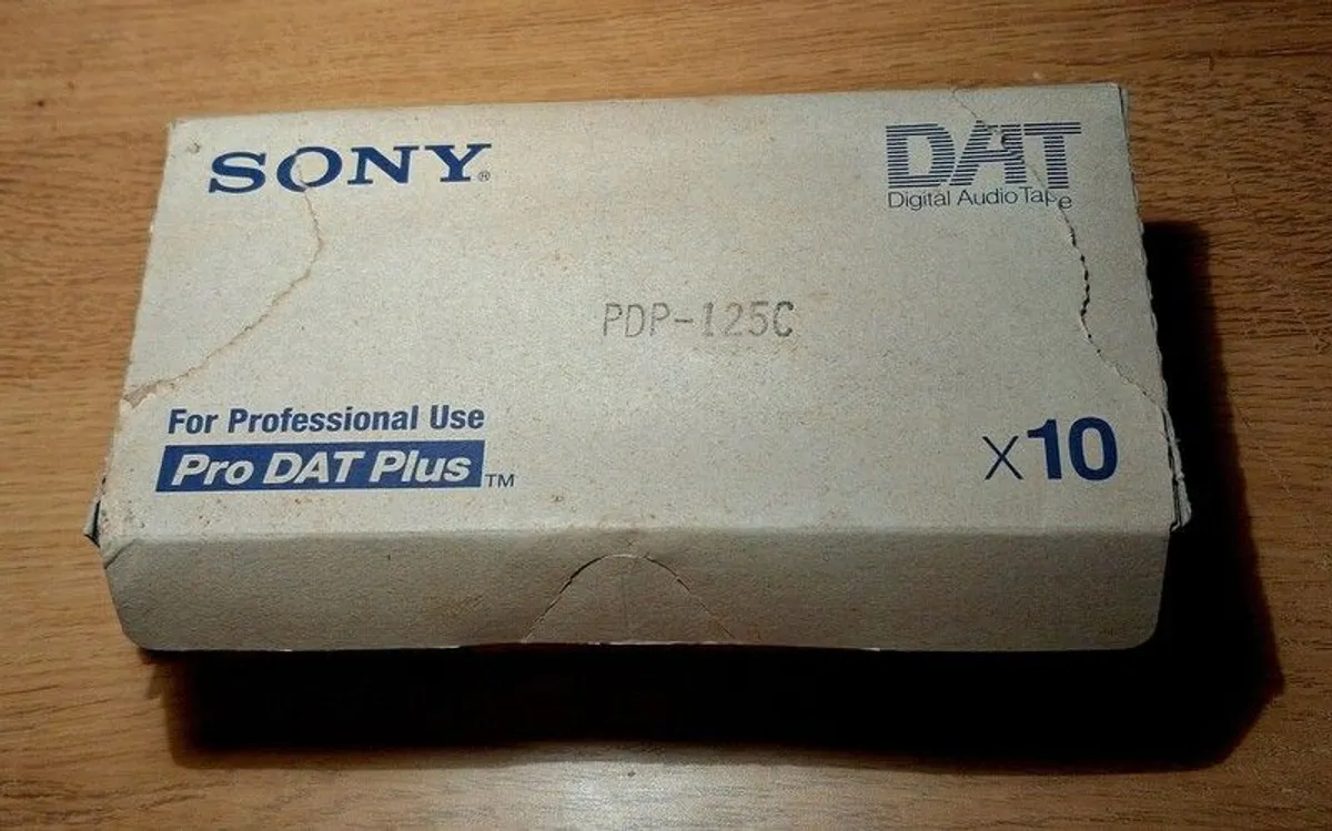10 Sony Pro DAT Plus tapes unopened - Image 2