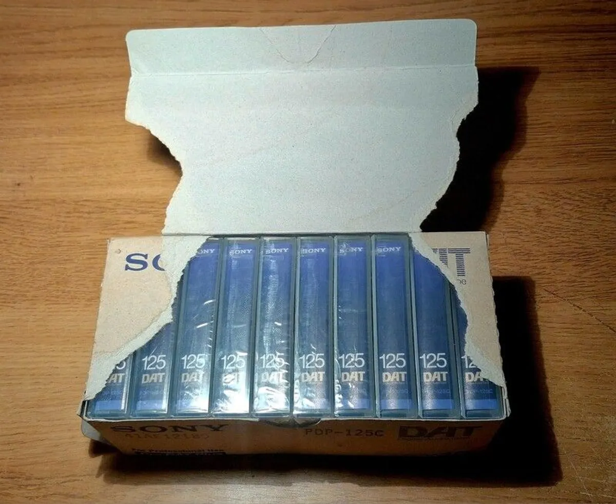10 Sony Pro DAT Plus tapes unopened - Image 3