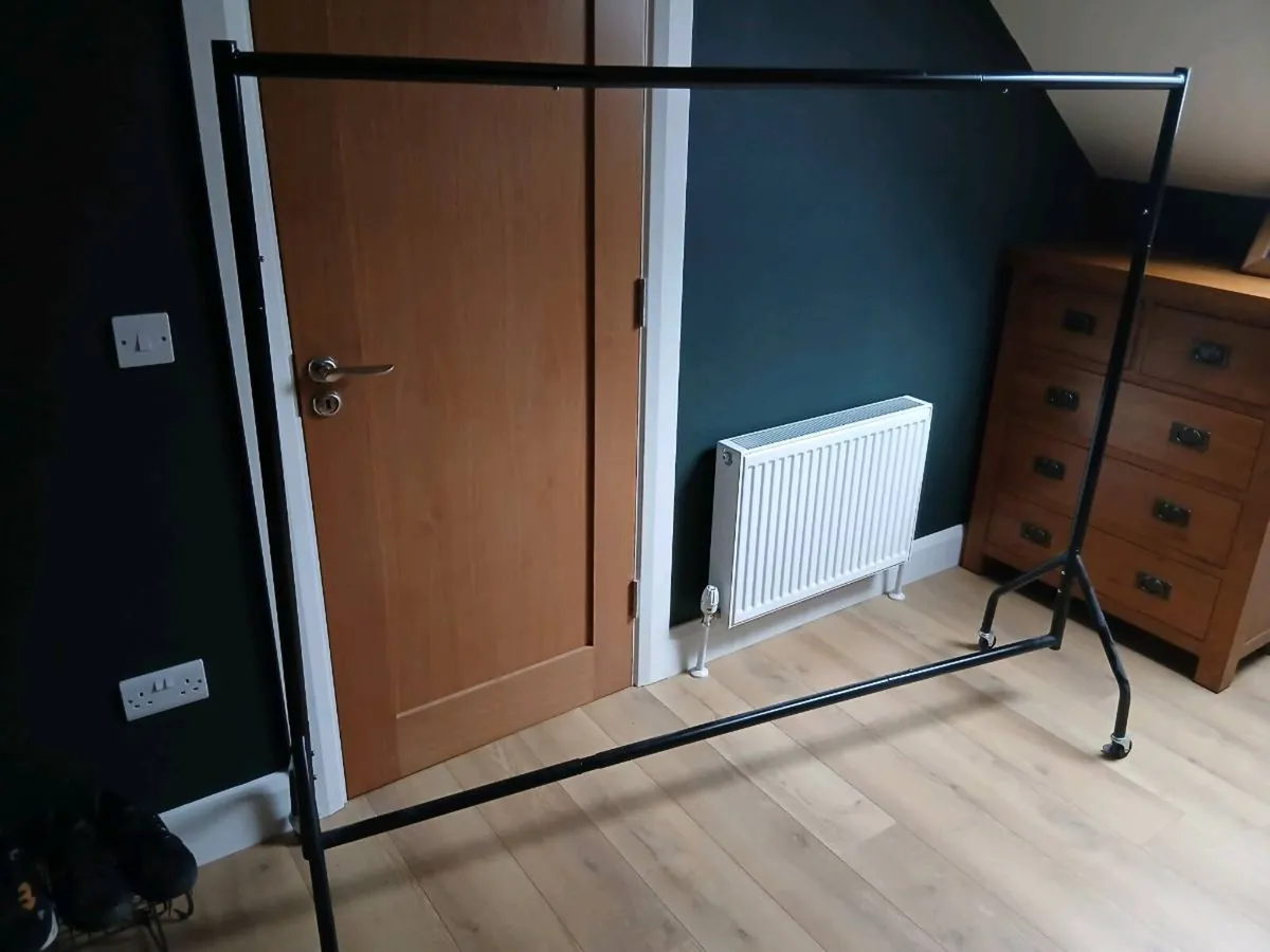 Clothes rail on wheels X 2 - Image 2