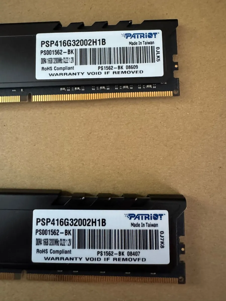 Patriot Memory 32 GB DDR4 3200 MHz 2x16gb - Image 2