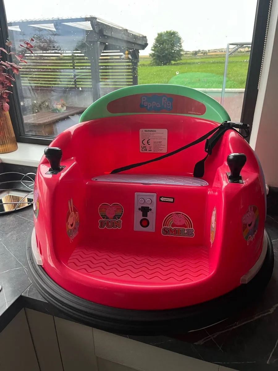 Electric Peppa pig Bumper Car - Image 1