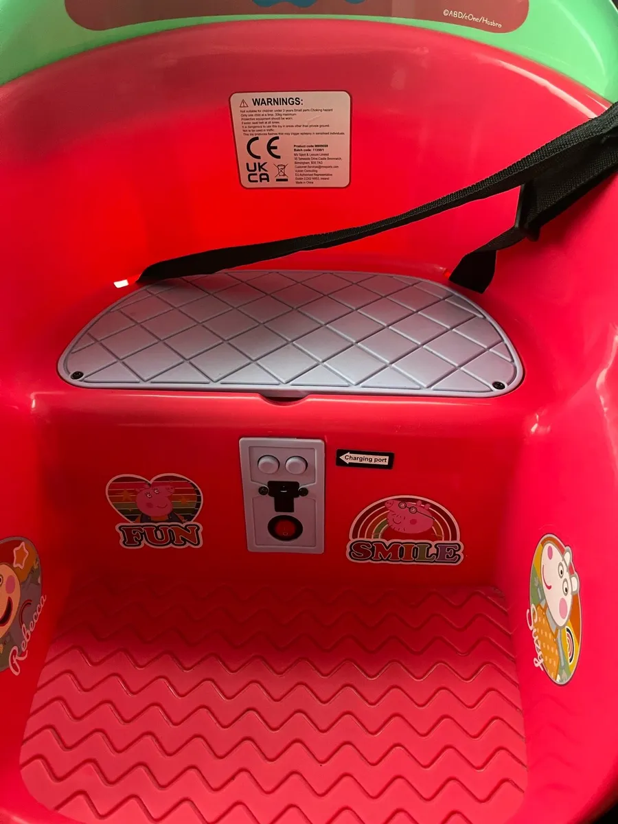 Electric Peppa pig Bumper Car - Image 3