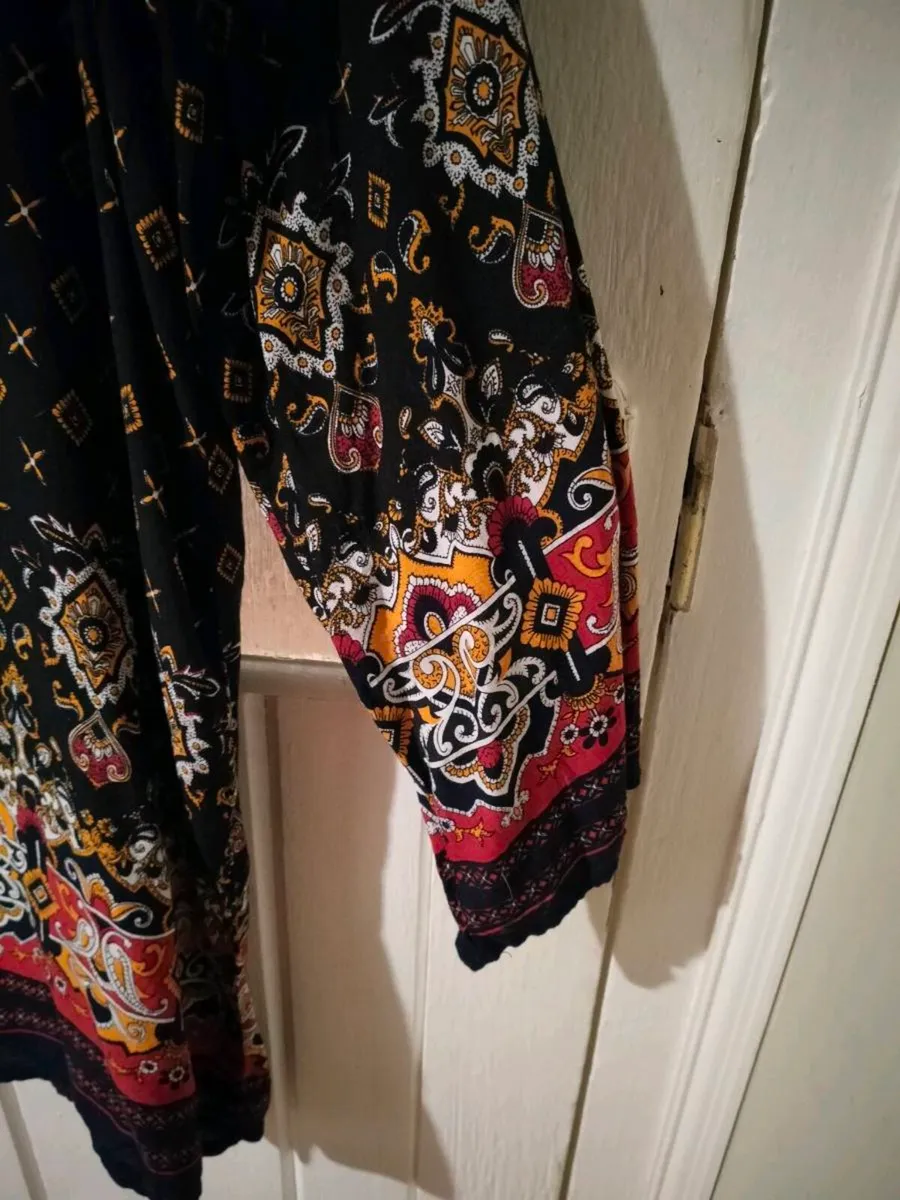 zanzea collection dress/tunic. Boho multi pattern, - Image 3