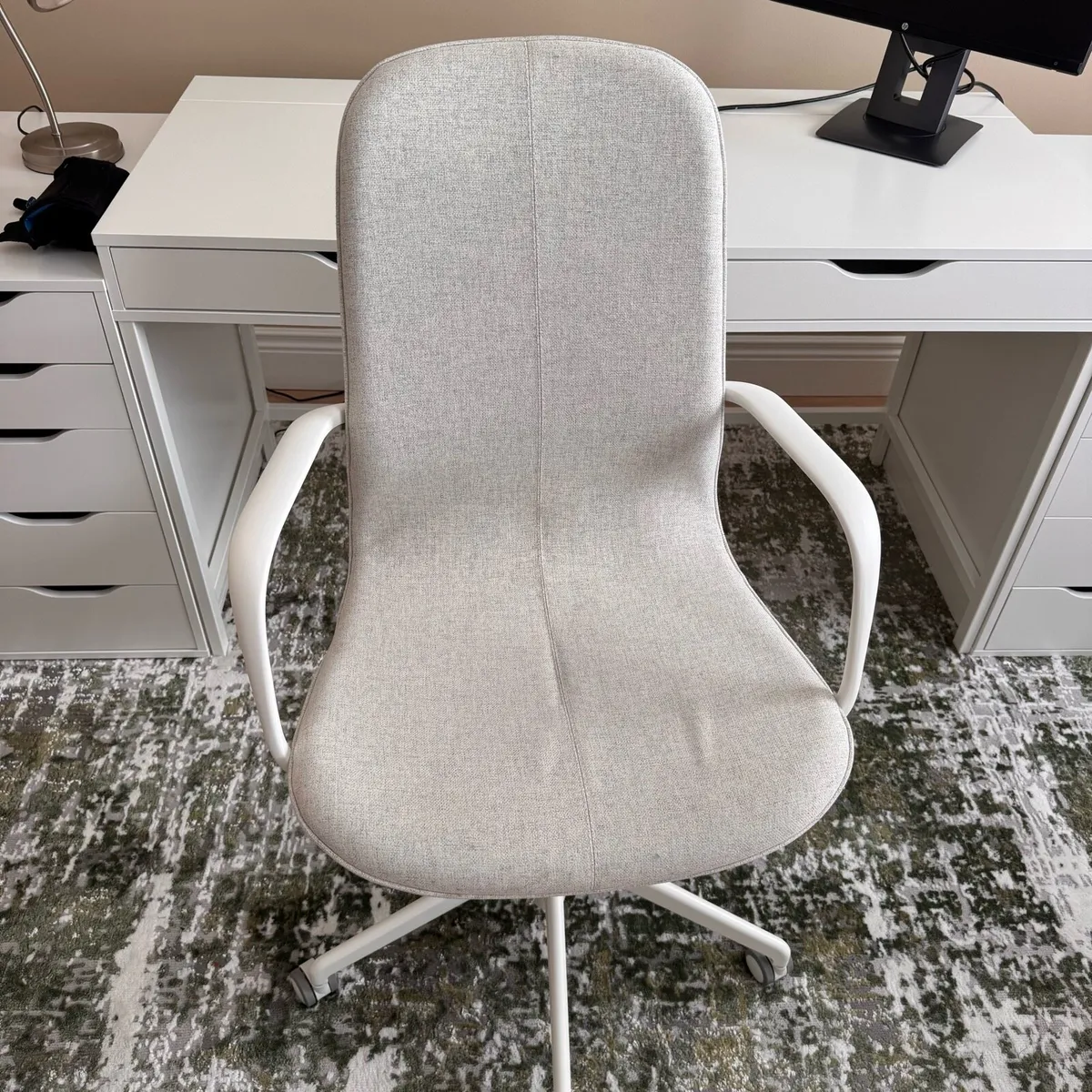 Office desk, 2 sets of drawers and chair - Image 3