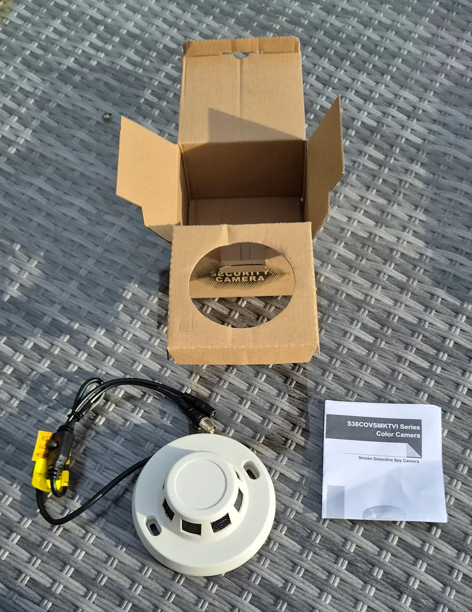 1080P Smoke Detector Spy Security Cameras - Image 2