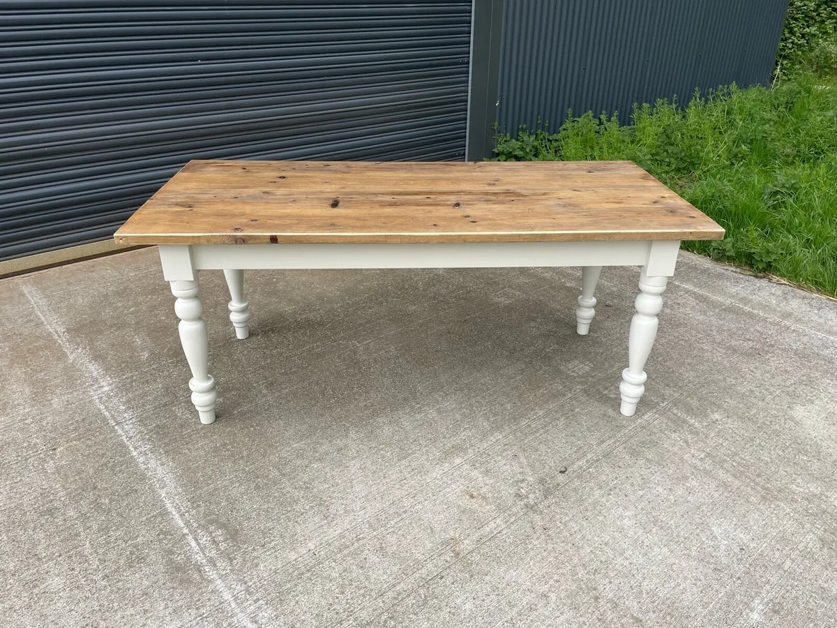 Handmade Farmhouse tables 5ft 6ft 7ft 8ft - Image 3
