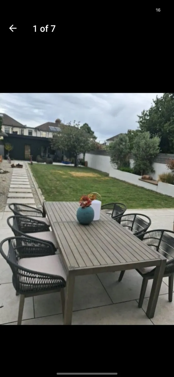 Garden table & chairs - Image 3