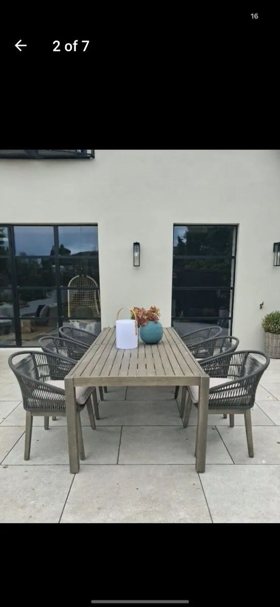 Garden table & chairs - Image 1
