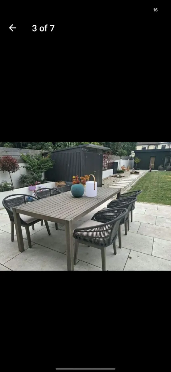 Garden table & chairs - Image 2