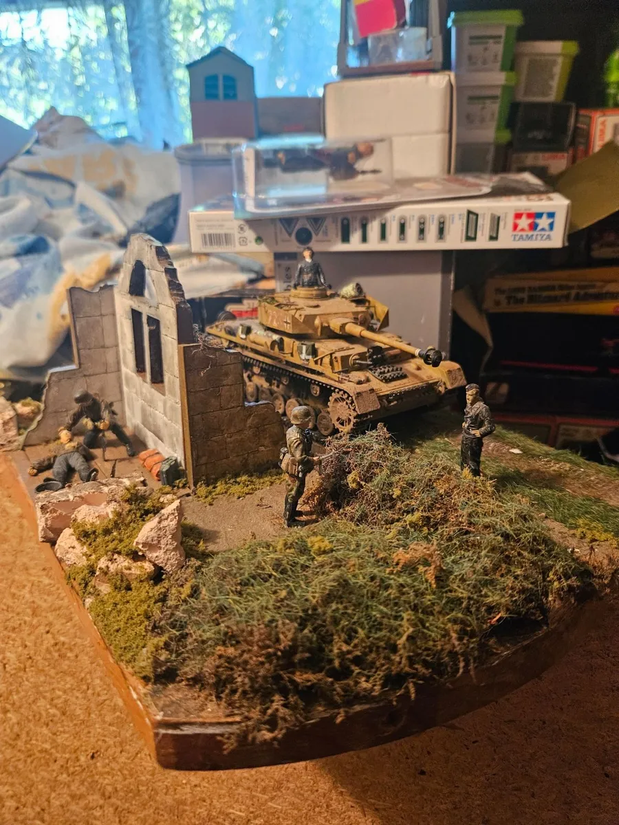Airfix Tamiya German WW2 Tank Diorama - Image 2