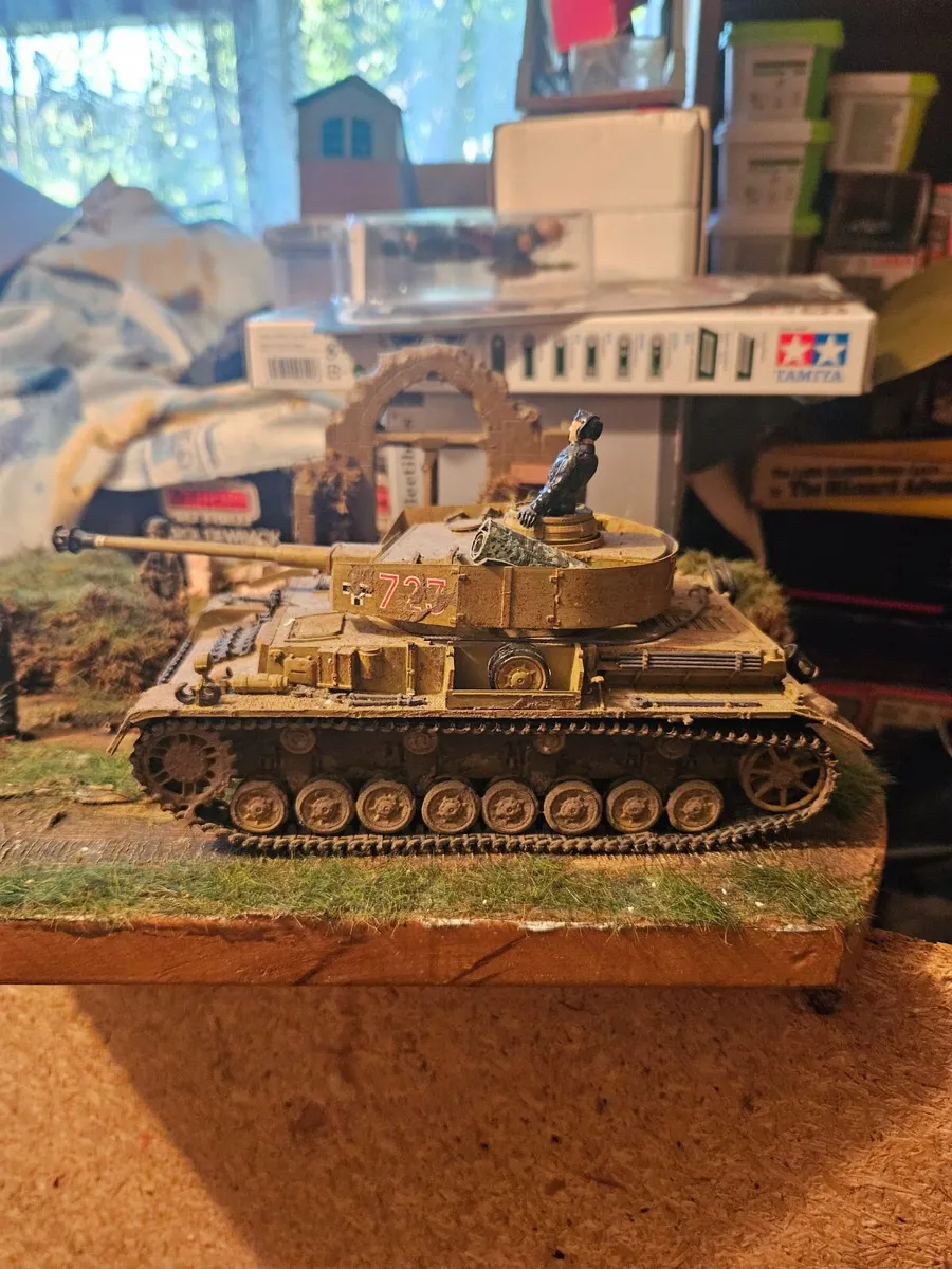 Airfix Tamiya German WW2 Tank Diorama - Image 3
