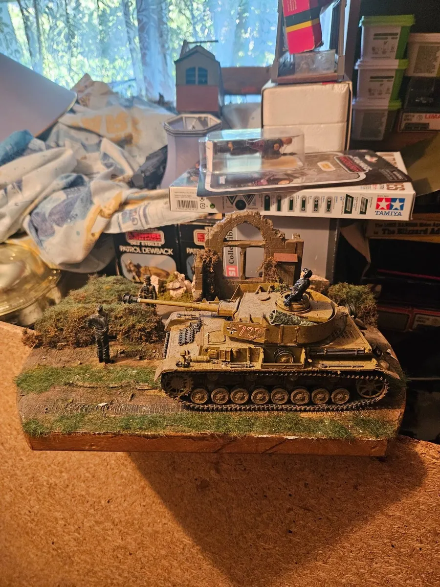 Airfix Tamiya German WW2 Tank Diorama - Image 1