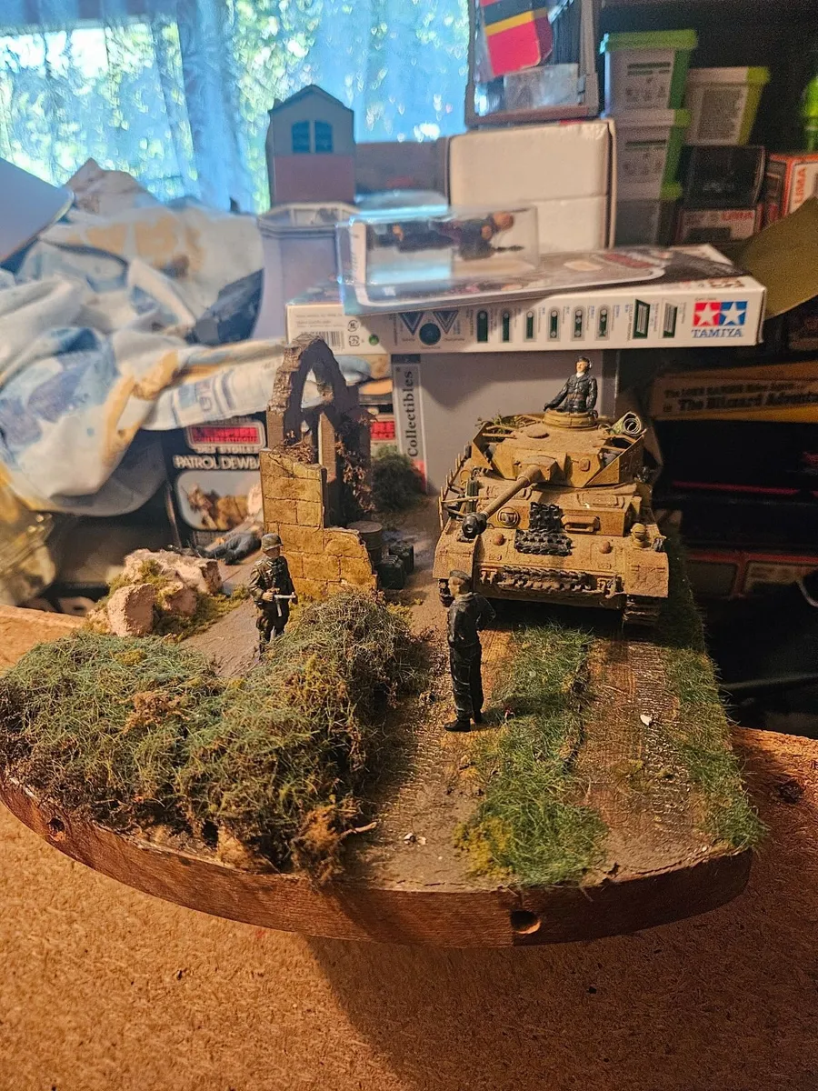 Airfix Tamiya German WW2 Tank Diorama - Image 4