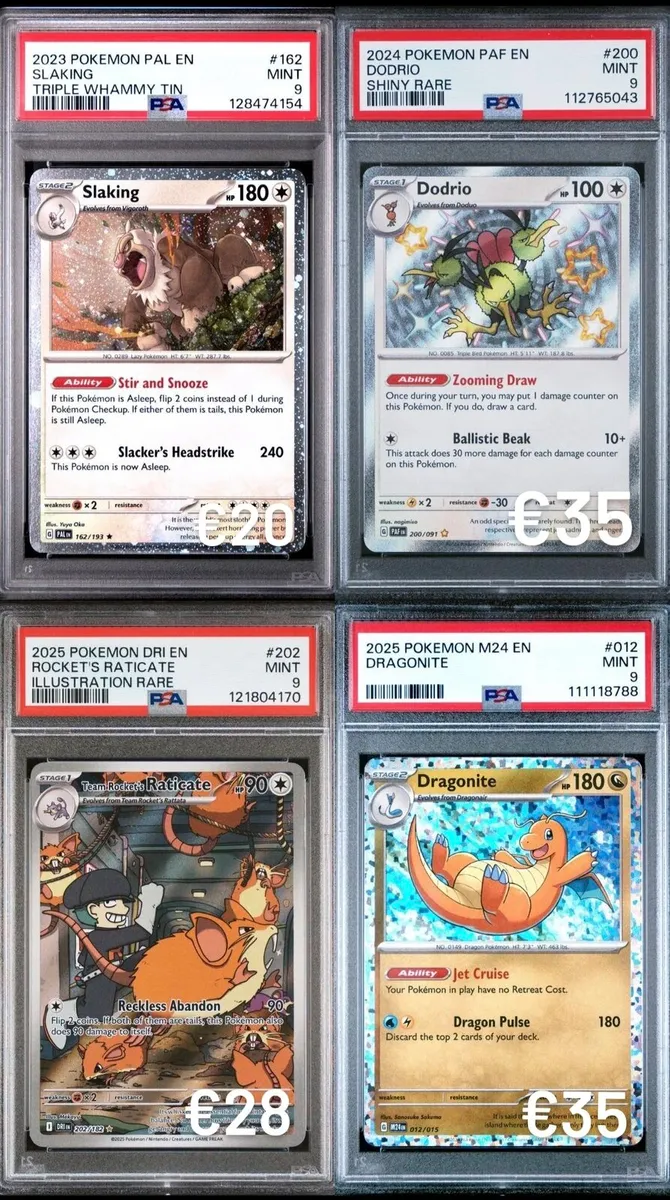 Pokemon PSA Graded Authentic Trading Cards - Image 2