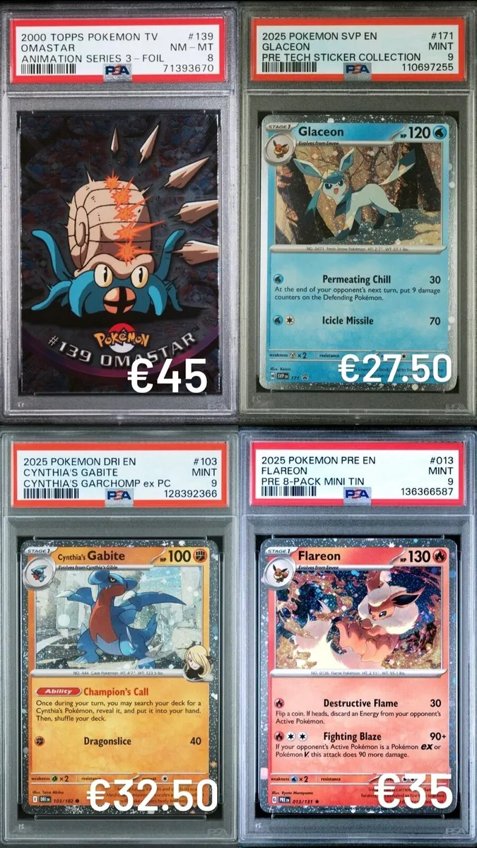 Pokemon PSA Graded Authentic Trading Cards - Image 4