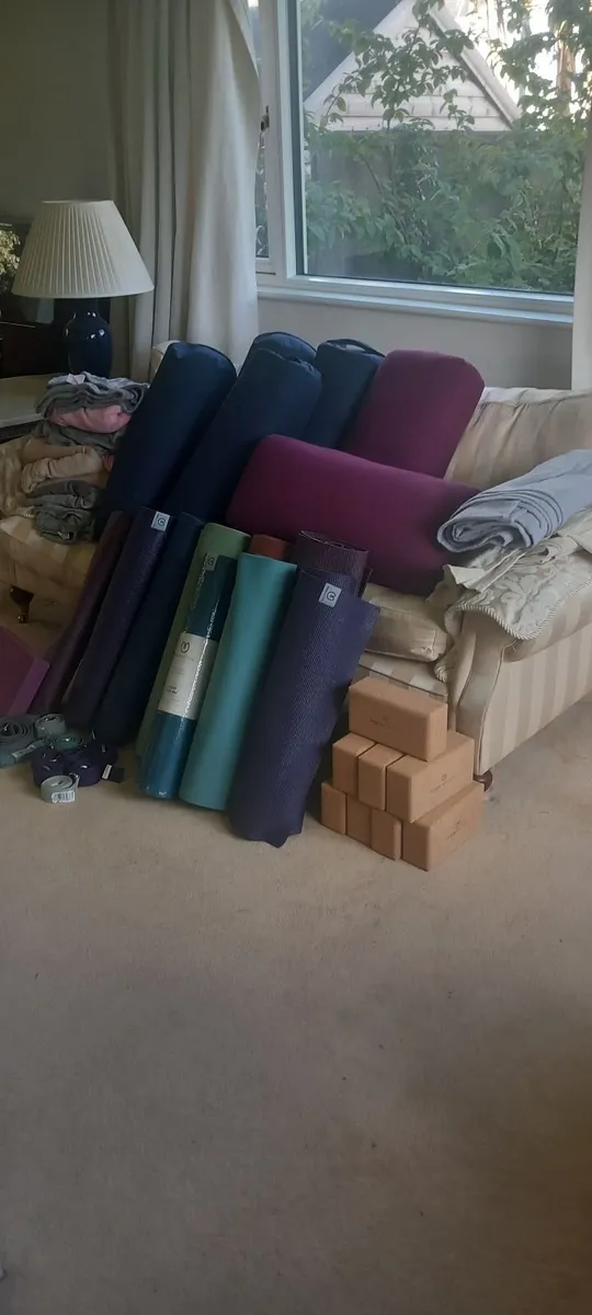 Yoga mats,bolsters,  blocks, straps, meditation - Image 2