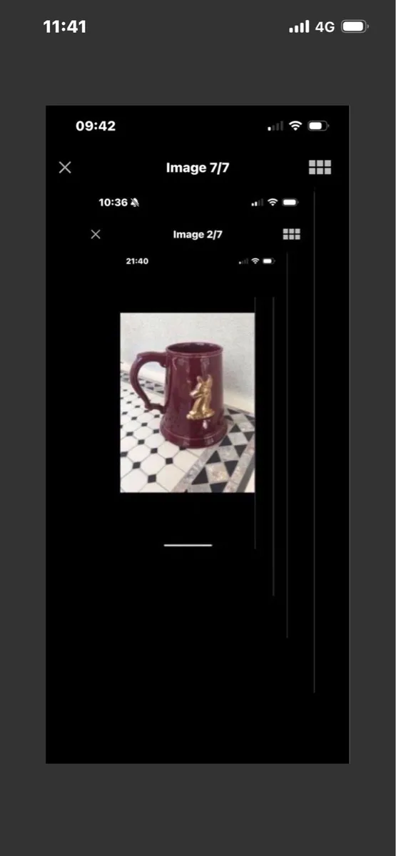 Rare 3 1/2 Pint Ceramic Tankard - Image 1