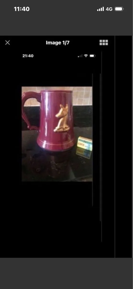 Rare 3 1/2 Pint Ceramic Tankard - Image 2