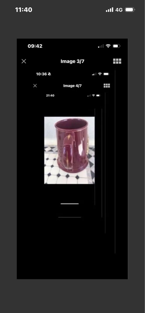 Rare 3 1/2 Pint Ceramic Tankard - Image 4