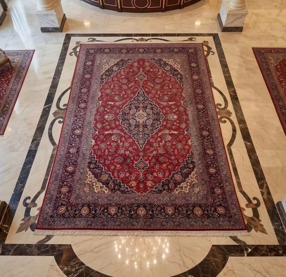 Nice old hand knotted carpet in good condition - Image 1