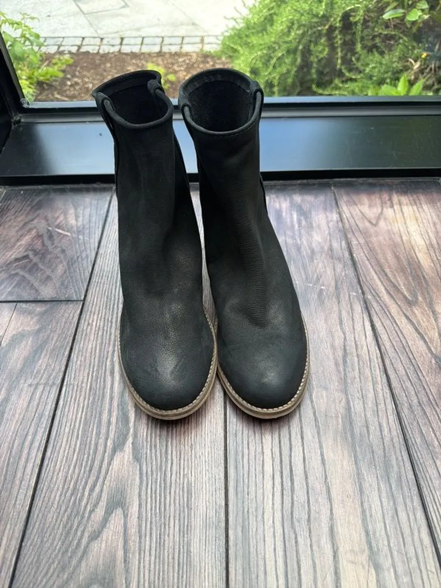 New Ivy Lee Copenhagen Ankle Boots - Black Suede - Image 1