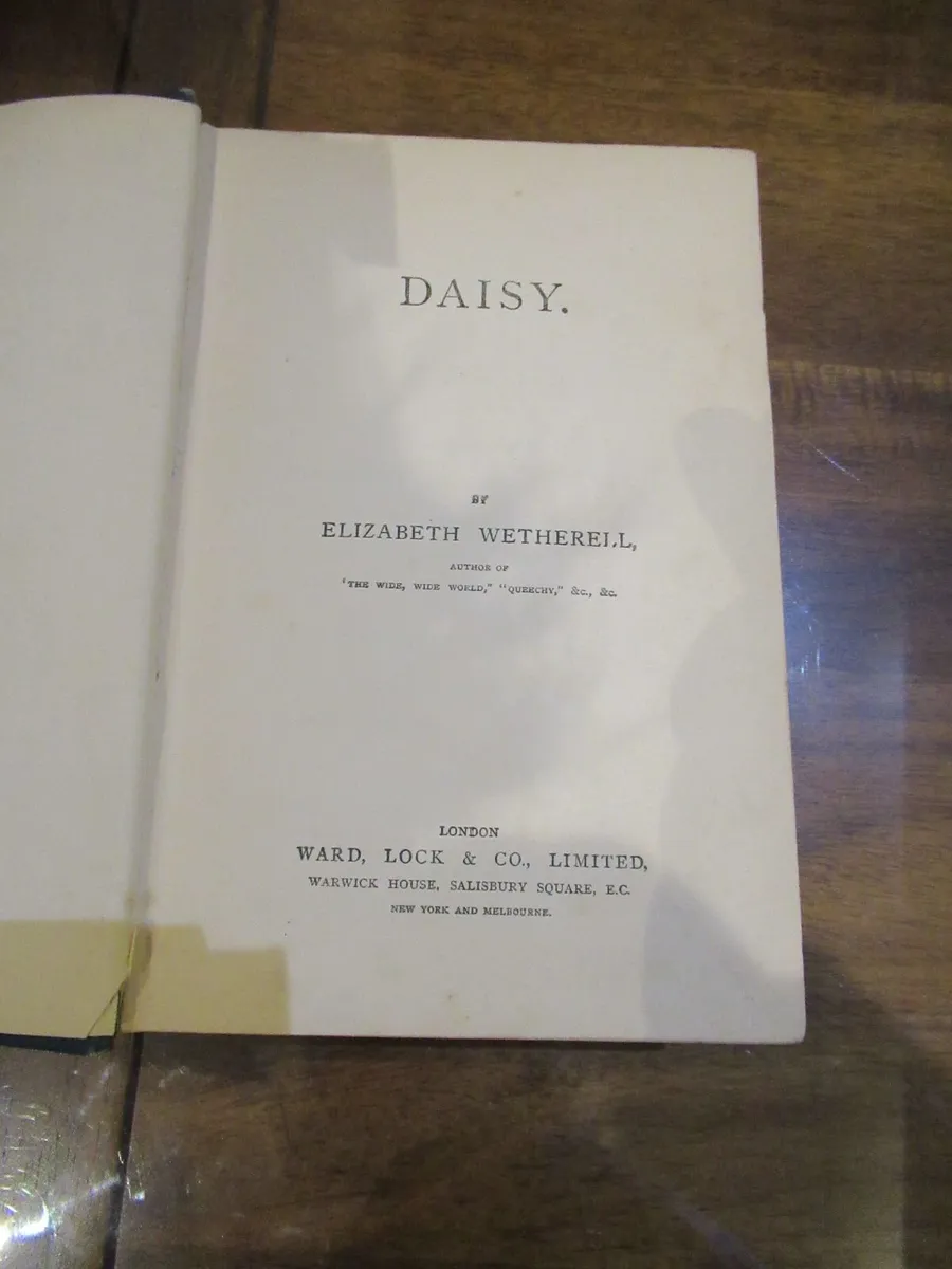 antique vintage book Daisy gift cottage Wetherell - Image 3
