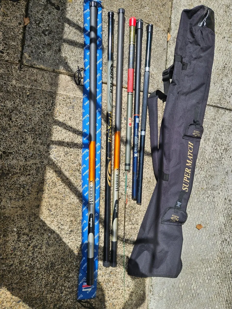 Fishing bag and some rod bases - Image 2