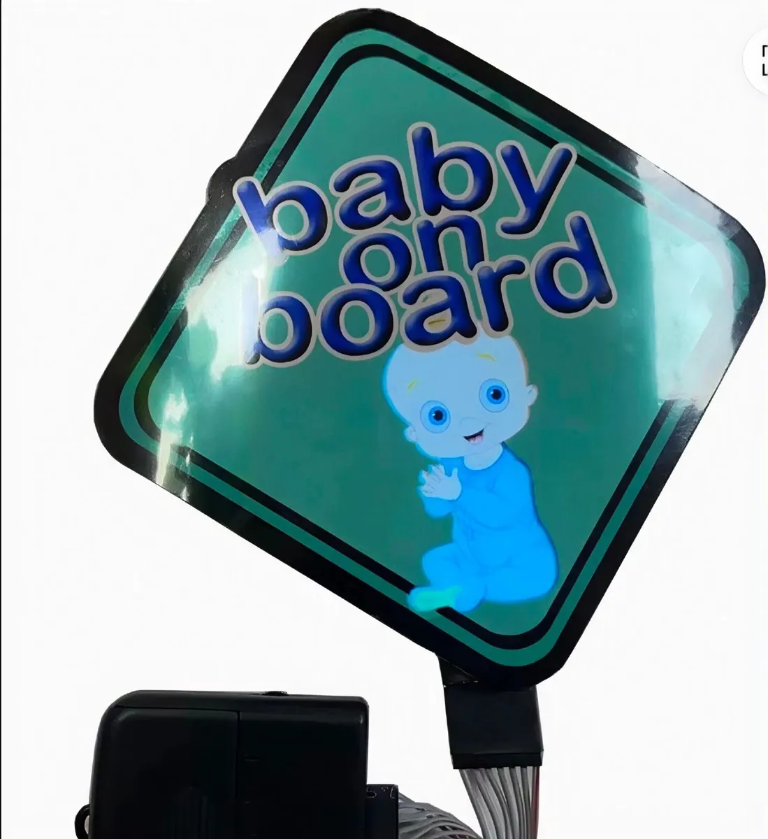 Baby On Board – LED Glow Sign - Image 4