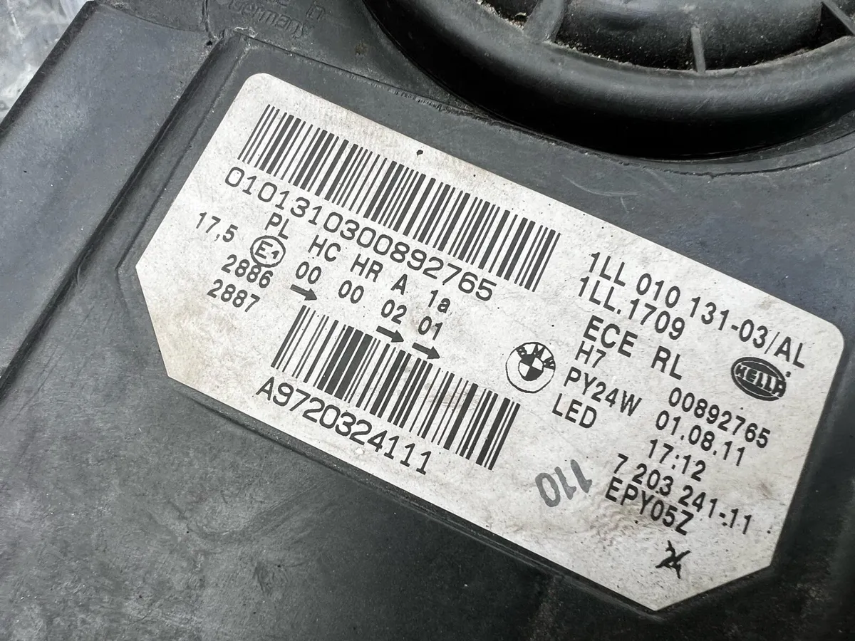BMW Headlamp for F10 5 series LHS original - Image 2