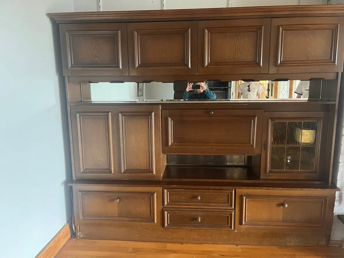 Large Vintage Wall Unit/ Dresser - Image 3